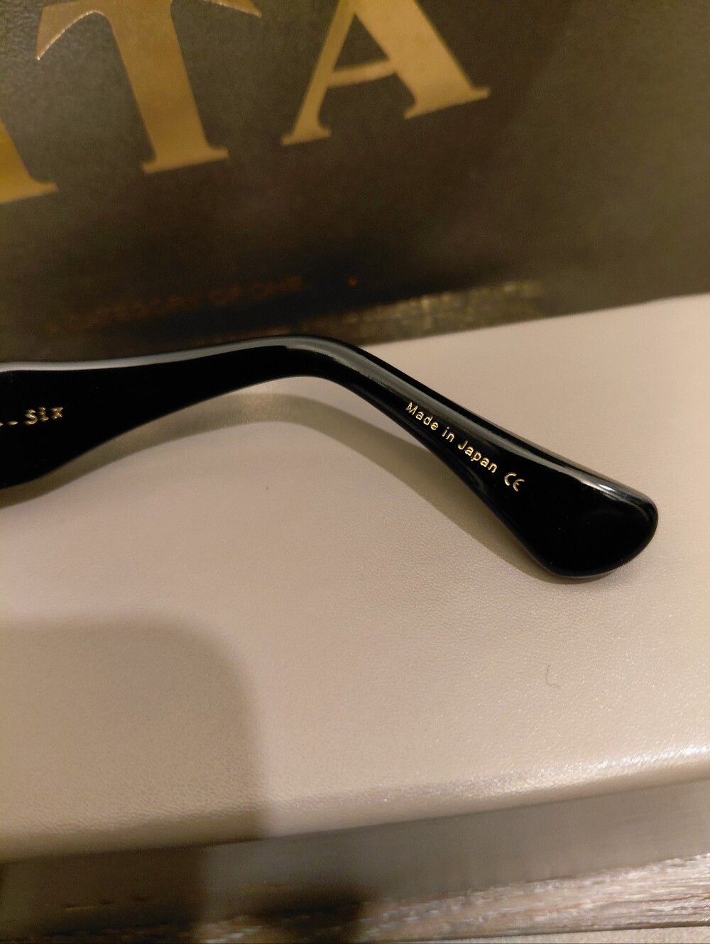 RARE DITA GRANDMASTER SIX Titanium Aviator Black/Gold Sunglasses DTS 900 01A - Picture 10 of 15
